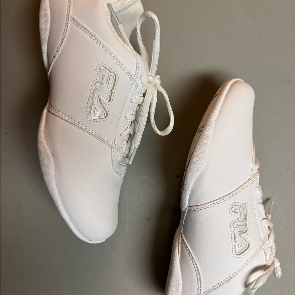 Fila Women's All-White Athletic Lace-Up Sneakers